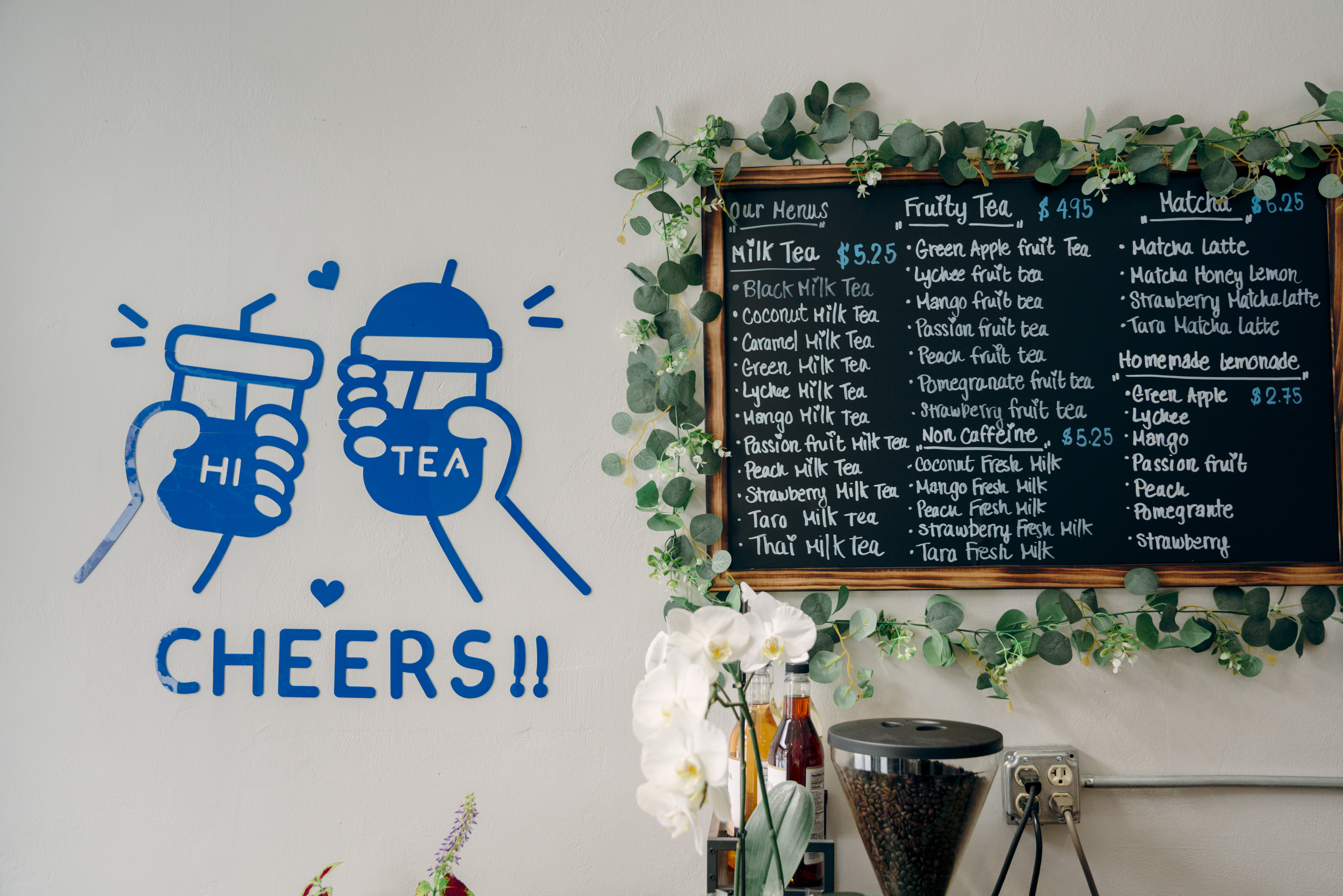 Inside AeCha Cafe's seasonal menu in Tipp City, Ohio