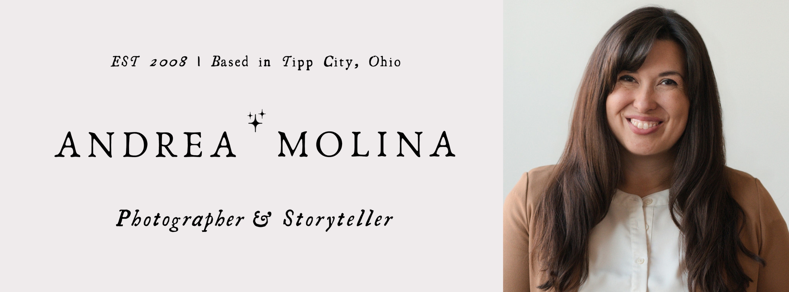 Andrea Molina Logo and Headshot