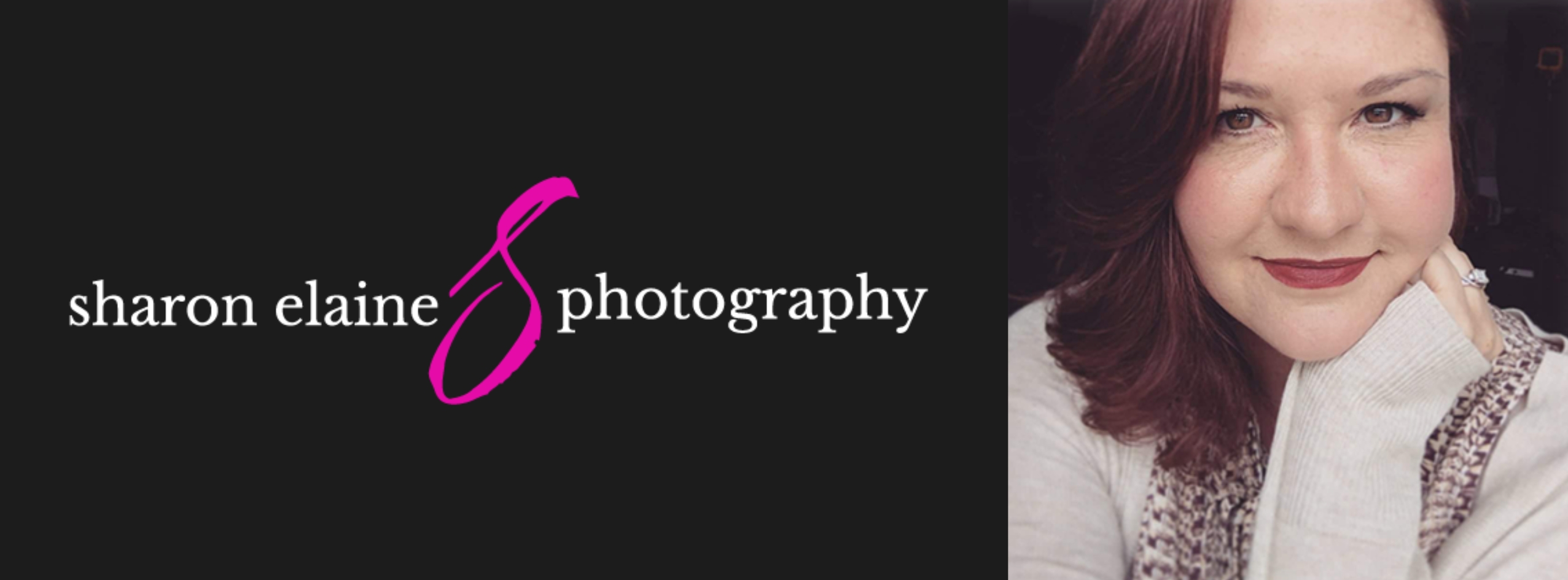 Sharon Elaine Logo and Headshot